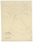 Larochemillay, cadastre ancien : plan parcellaire de la section A dite du Mont-Beuvray, feuille 3
