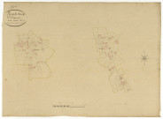 Lurcy-le-Bourg, cadastre ancien : plan parcellaire de la section C dite du Marais, feuille 4, développement