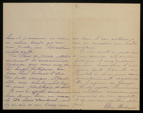 MODERNO (Alice), poétesse à San Miguel (Açores) (née en 1867) : 12 lettres, manuscrit, textes imprimés.