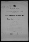 Nevers, Quartier de Loire, 5e section : recensement de 1926