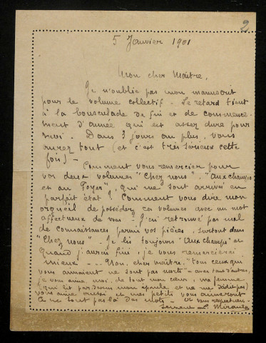 MIRAULT (Louis), dit Fanchy, écrivain (1866-1938) : 64 lettres.