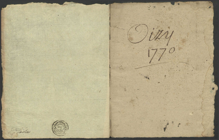 Oisy : registres paroissiaux.