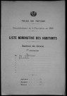 Nevers, Section du Croux, 12e sous-section : recensement de 1906