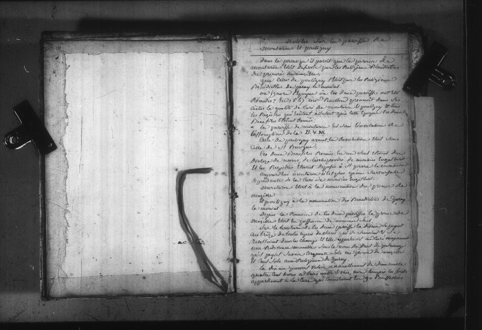 Montaron : registres paroissiaux de la collection communale.