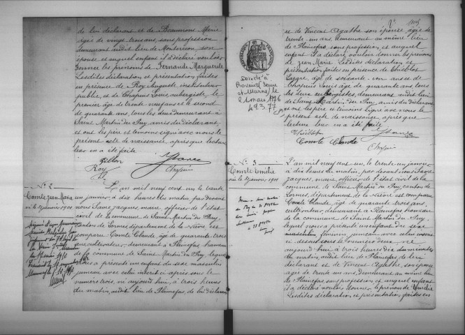 Saint-Martin-du-Puy : actes d'état civil.