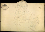 Nuars, cadastre ancien : tableau d'assemblage