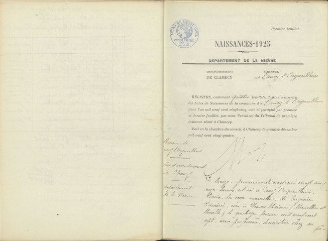 Trucy-l'Orgueilleux : actes d'état civil.