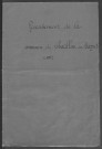 Châtillon-en-Bazois : recensement de 1936