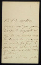 VERDAGUER (Jacinto), écrivain (1845-1902) : 1 lettre.