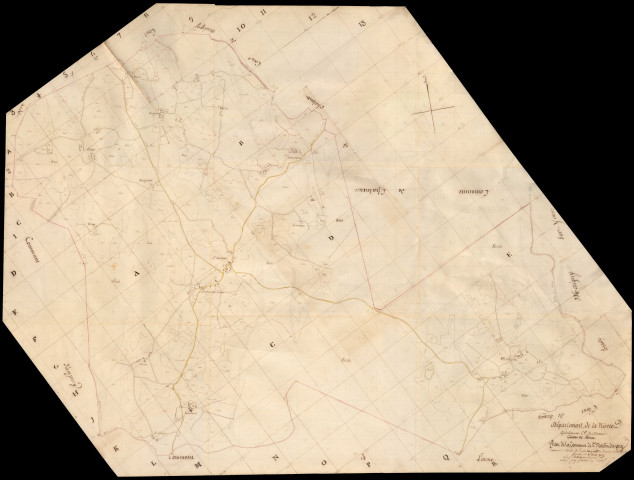 Saint-Martin-du-Puy, cadastre ancien : plan géométrique