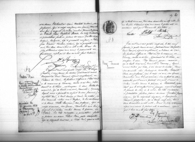 Tannay : actes d'état civil.