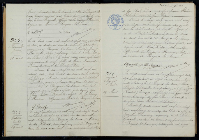 Pougues-les-Eaux : actes d'état civil (décès).