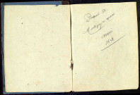 Montigny-en-Morvan : registres paroissiaux.