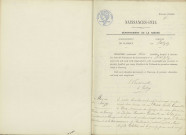 Saizy : actes d'état civil.