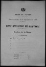 Nevers, Section de la Barre, 3e sous-section : recensement de 1906