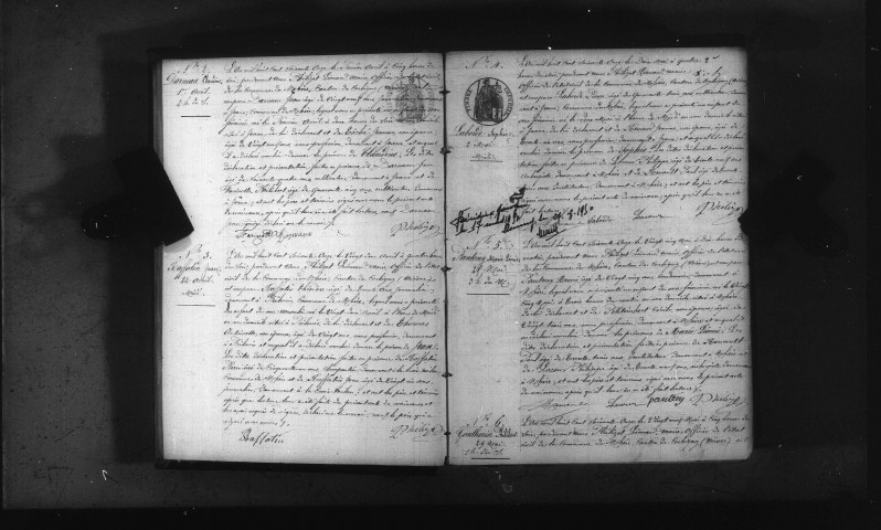 Mhère : actes d'état civil.