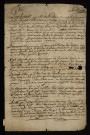 Biens et droits. - Fief et baronnie de Châtillon-en-Bazois, vente par François de Rochefort à Corneille d'Aersen, marquis de Sommeldicq en la ville de La Haye (Pays-Bas) : traité de mutation.
