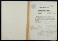 Frasnay-Reugny : actes d'état civil.