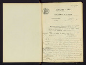 Saint-Bonnot : actes d'état civil, table décennale.