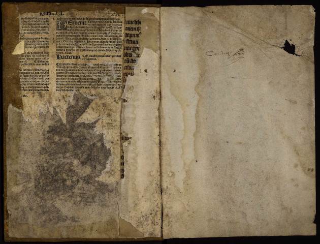 Fief de La Haute-Cour-Bourgoing à Saint-Benin-d'Azy : terrier avec table nominative.