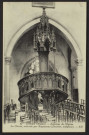 17 DONZY (Nièvre). – Intérieur de l’Église. – La Chaire, exécutée par Ragueneau (Donzier, sculpteur). – ND