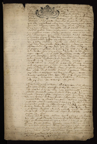 Fief de Druy : terrier lacunaire.