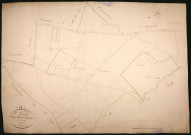 Saint-Vérain, cadastre ancien : plan parcellaire de la section A dite de Betphaget, feuille 4