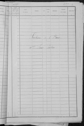 Nevers, Quartier de la Barre, 16e sous-section : recensement de 1891