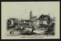 CLAMECY – Le Pont de Jean Rouvet en 1830 (n° 1)