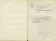 Magny-Lormes : actes d'état civil.