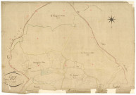 Luzy, cadastre ancien : plan parcellaire de la section E dite de la Chaise et des Baudins, feuille 1
