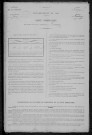 Tresnay : recensement de 1891
