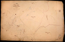 Tazilly, cadastre ancien : plan parcellaire de la section D dite de Barnaud, feuille 4