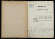 Saint-Aubin-des-Chaumes : actes d'état civil.