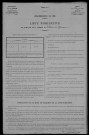 Villiers-sur-Yonne : recensement de 1906