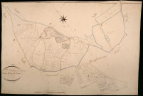 Saint-Aubin-des-Chaumes, cadastre ancien : plan parcellaire de la section B dite de Chalvron, feuille 3