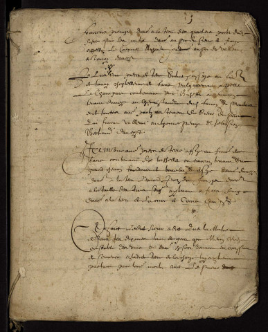 Fief de La Chaize à Saint-Hilaire-Fontaine : terrier.