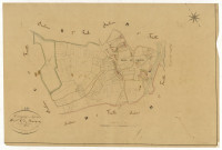 Marigny-sur-Yonne, cadastre ancien : plan parcellaire de la section C dite de Marigny, feuille 1