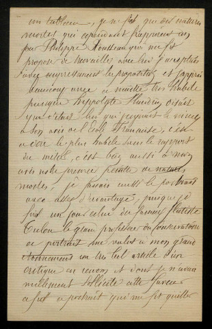 SCHMIDT (Lucien), peintre à Saint-Quentin (Aisne) (1825-1891) : 143 lettres, 2 illustrations.