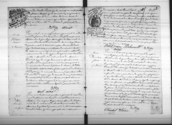 Saint-Honoré-les-Bains : actes d'état civil.