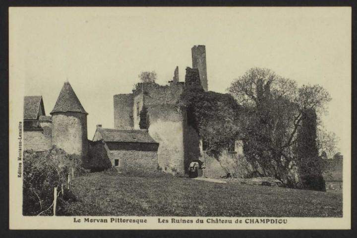 MAUX – Le Morvan Pittoresque – Les Ruines du Château de CHAMPDIOU