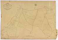 Châtillon-en-Bazois, cadastre ancien : plan parcellaire de la section A dite de Franay, feuille 1