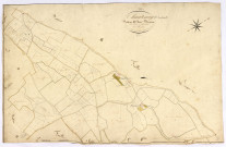 Chantenay-Saint-Imbert, cadastre ancien : plan parcellaire de la section C dite des Brosses, feuille 1