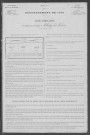 Chitry-les-Mines : recensement de 1901