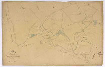 Avril-sur-Loire, cadastre ancien : plan parcellaire de la section B dite de Beaunay, feuille 4