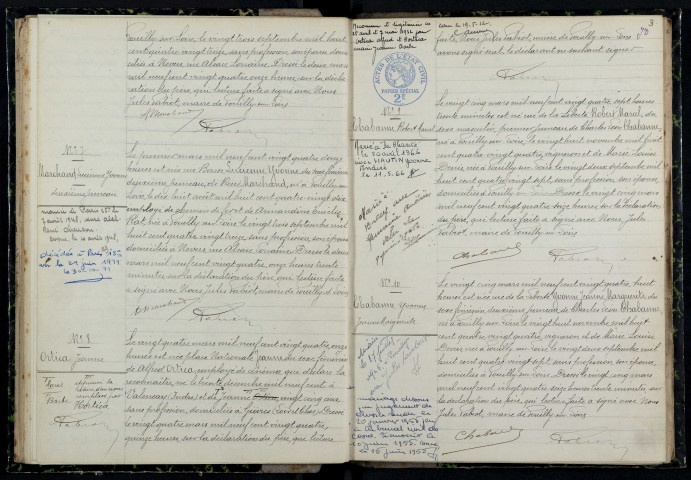 Pouilly-sur-Loire : actes d'état civil.