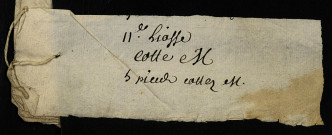 Biens et droits. - Succession d'Aersen et du Puy-Monbrun, investiture de la terre de Châtillon-en-Bazois : deux copies d'un consentement du 26 juillet 1703 pour demoiselle d'Aersen (1703), copie de l'arrêt de maintenue du 13 juillet 1706 pour dame de Cheusse (1706), ordonnance de main-levée (23 septembre 706), procès-verbal de levée des scellés (2 octobre 1706).