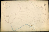 Montreuillon, cadastre ancien : plan parcellaire de la section B dite de Montreuillon, feuille 1