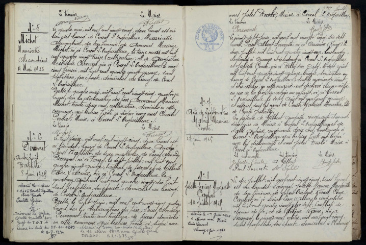 Corvol-l'Orgueilleux : actes d'état civil.