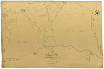 Crux-la-Ville, cadastre ancien : plan parcellaire de la section D dite de Vorroux, feuille 4